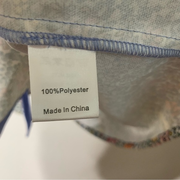 Tuckernuck Womens petite poppy floral Royal shirt dress S - Picture 8 of 9